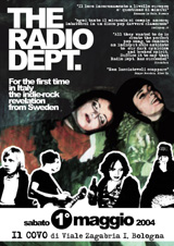 Radio Dept. live in Bologna, 1 maggio 2004 - il nostro flyer